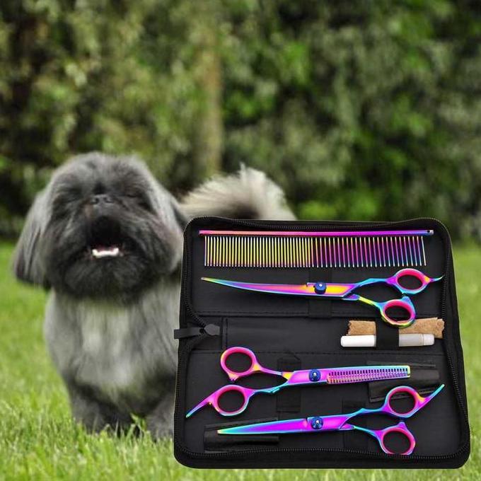 Set Gunting Grooming Rambut Bulu Anjing Kucing Pet