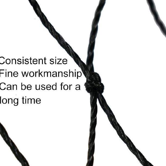 Jaring PE Lubang Kecil 1cm Tebal 2mm Benang D30 Lebar 4m untuk Pengaman Kolam Ikan Kandang Ayam Golf