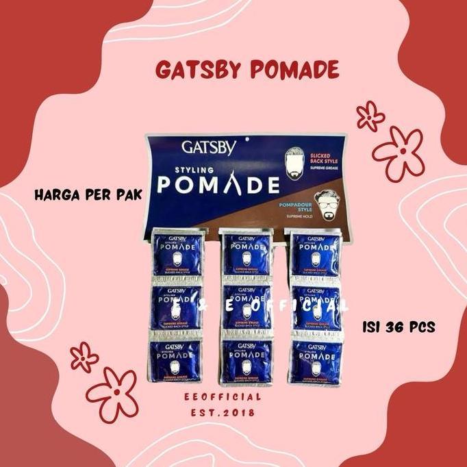 Littlehn- Gatsby Pomade Sachet/ Pomade Rambut Sachet