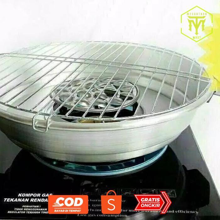 MEGANTARAMART CELOVIASHOP ROASTER GRILL PANGGANGAN DAGING AYAM SATE / FANCY GRILL ALAT PANGGANG ALAT