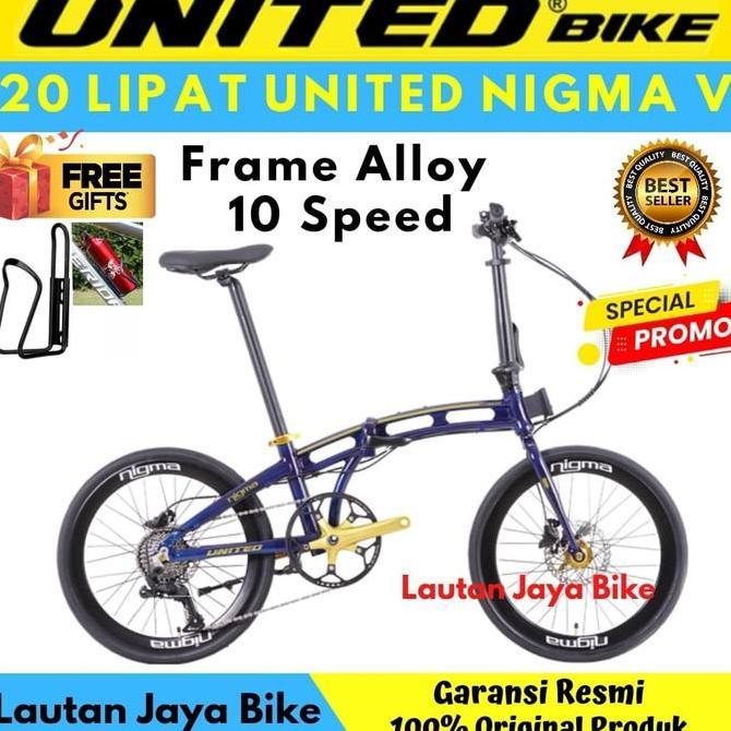 Terlaris Sepeda Lipat 20 United Nigma V