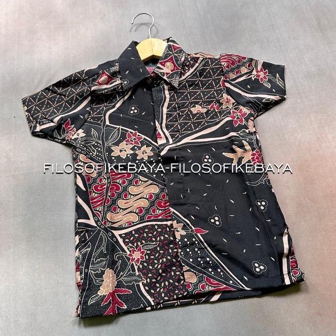 FILOSOFI KEBAYA - KEMEJA HEM BATIK ANAK LAKI BATIK ANAK MODERN 0-9 TAHUN Laki-Laki ZAK