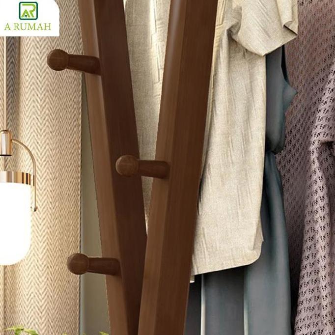 Dkrs- Bingkai Cermin Rias Kayu Solid Cermin Full Body Cermin Dinding Bingkai