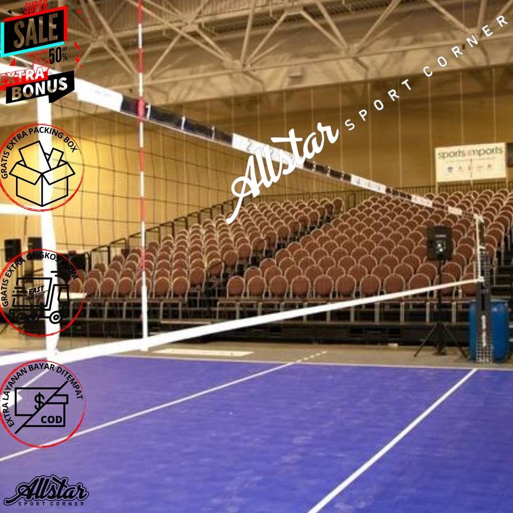PREMIUM NET VOLI MIKASA DOUBLE RING BAJA NET VOLI MIKASA ORIGINAL