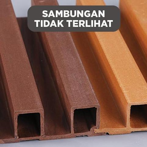 Dkrs- Paus Biru - Wall Wpc Wood Panel Wallpanel Wpc Pvc Kayu Dinding Ukuran 1,45 Meter Wall Panel Pv