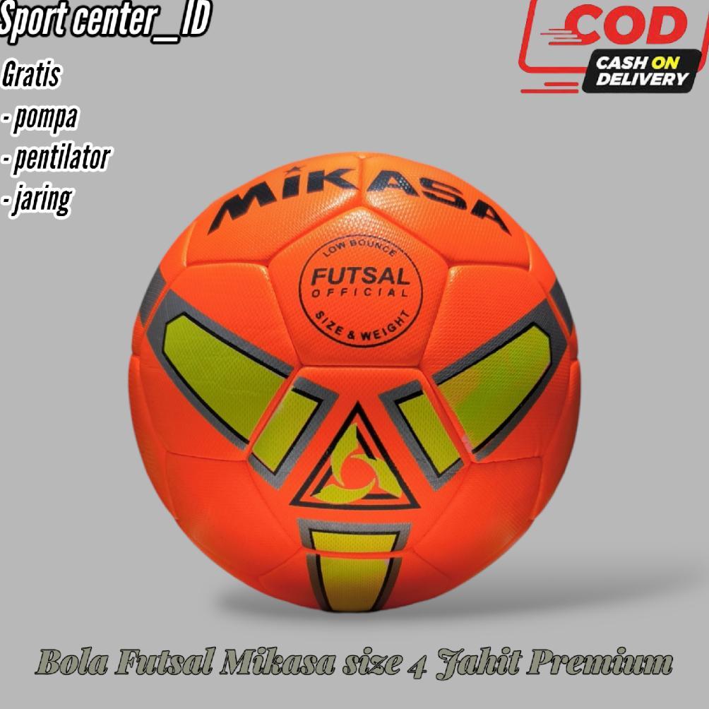 ORIGINAL BOLA FUTSAL MIKASA SIZE 4 BOLA KAKI FUTSAL DEWASA ANAK ASLI MURAH BOLA JAHIT KUALITAS PREMI
