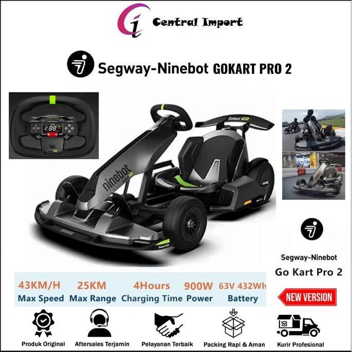 Terlaris Xiaomi Segway Ninebot Gokart Pro Versi 2 Fullkit With Ninebot Mini S-Max New Version - Segw