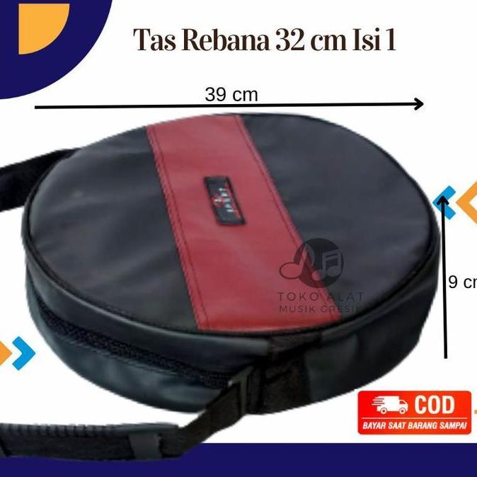 Tas rebana hadroh ukuran 32 cm kualitas super