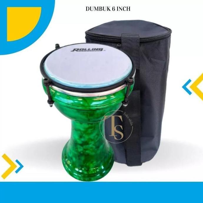Termurah Calti Dumbuk Pinggang Darbuka Anak Kecil Mika 6 inch Suara Standar Bergaransi