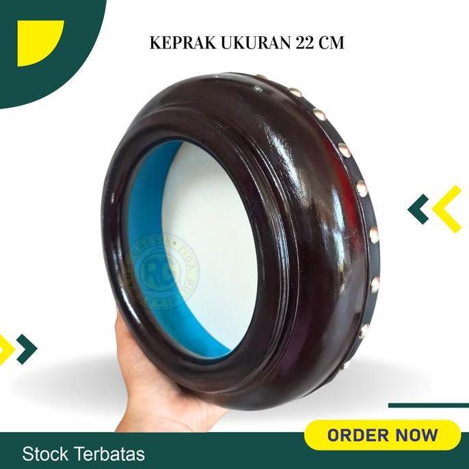 keprak hadroh ukuran 22 cm alat hadroh jepara rebana jepara