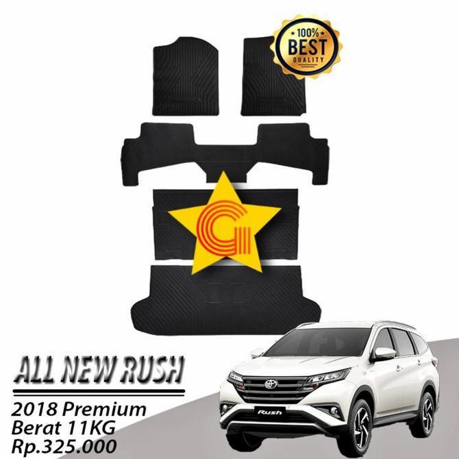 Karpet Karet Mobil Toyota Rush / Daihatsu Terios 2018-2021 Premium RESTOCK