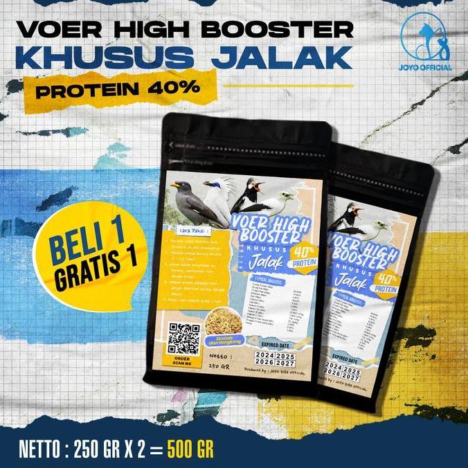 TERMURAH - BELI 1 GRATIS 1 MAKANAN BURUNG JALAK | VOER JALAK JUARA LOMBA | EKSTRAK ULAT HONGKONG | M