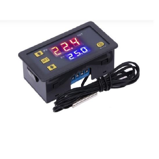 cuci gudang termostat dc 12v digital w3230 / thermostat alat pengatur suhu ac mobil aquarium ternak 