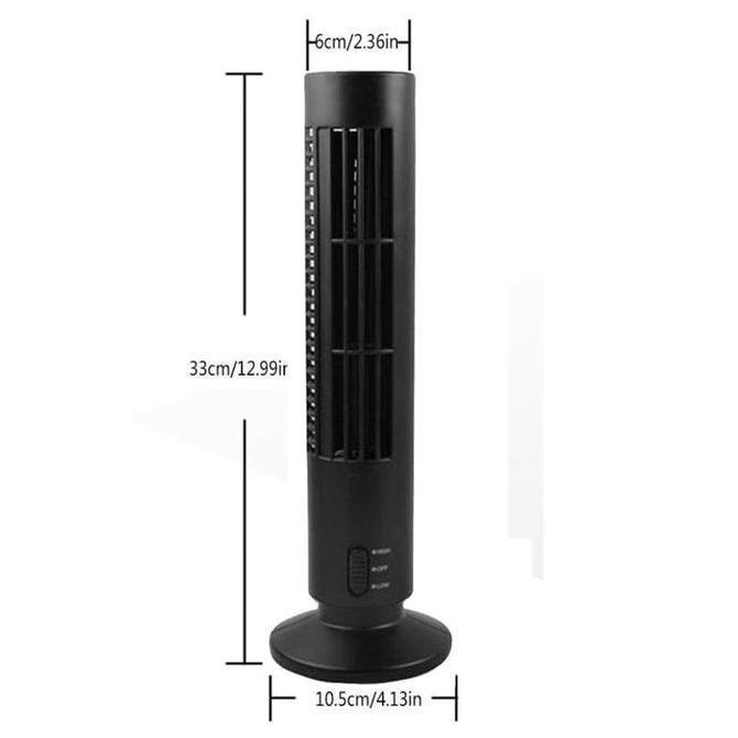 Bindesa_ - Taffhome Tower Fan Usb 2 Speed | Mini Desktop Portable
