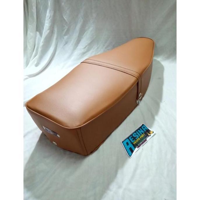 Expert- jok Vespa Aquila coklat panjang Vbb Super Sprint Ps kualitas bagus