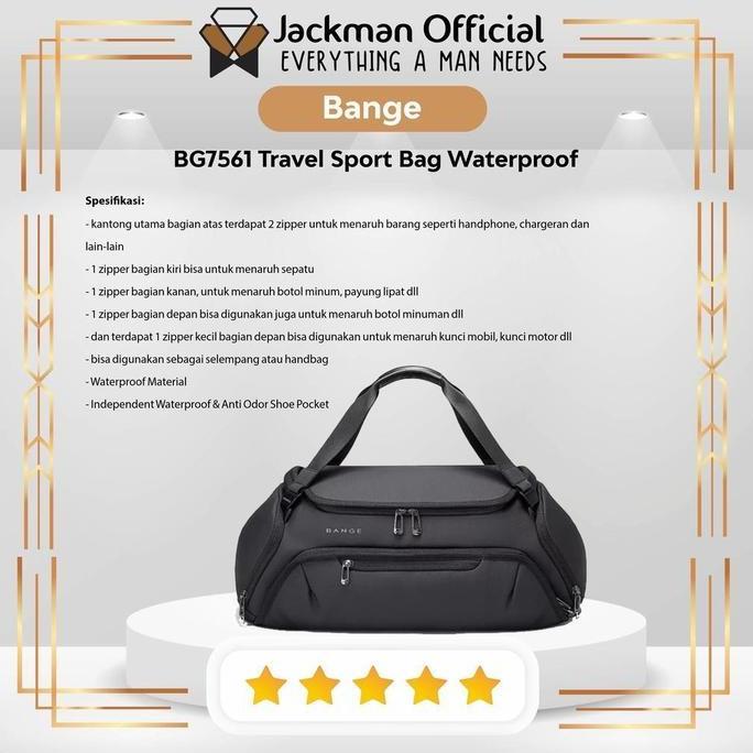 BANGE BG7561 Travel Sport Bag Waterproof - Tas Multi Fungsi