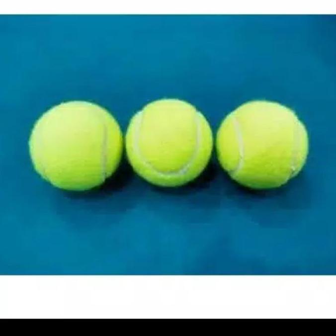 BOLA TENNIS TENIS KASTI NASSAU -HIJAU POLOS BARANG SALE MEMBAL MRH