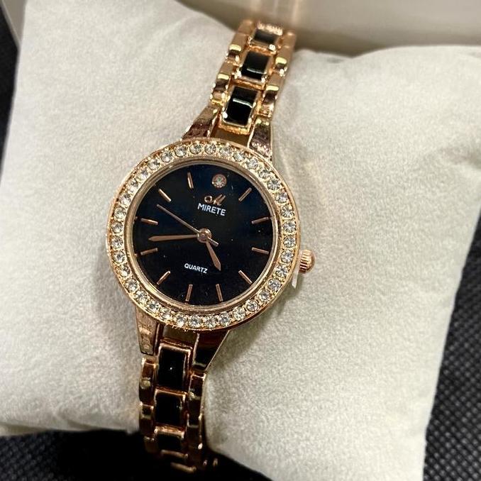 JAM TANGAN WANITA FASHION MIRETE ORIGINAL MODEL BRACELET CERAMIC MEWAH ANALOG QUARTZ WATCHES REALPIC