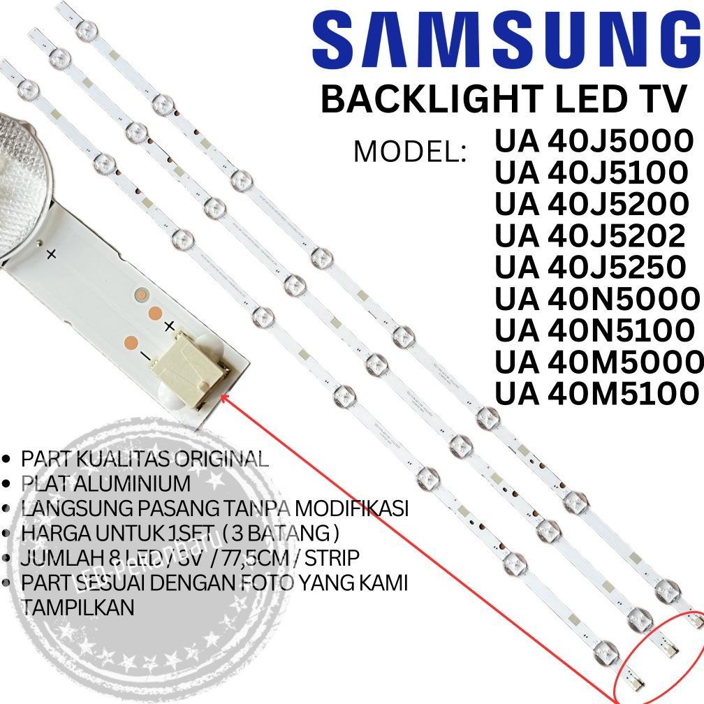 CUCI GUDANG BACKLIGHT LED TV SAMSUNG 40 INC 40M5100 UA40M5100 BL 40N 40M 40J