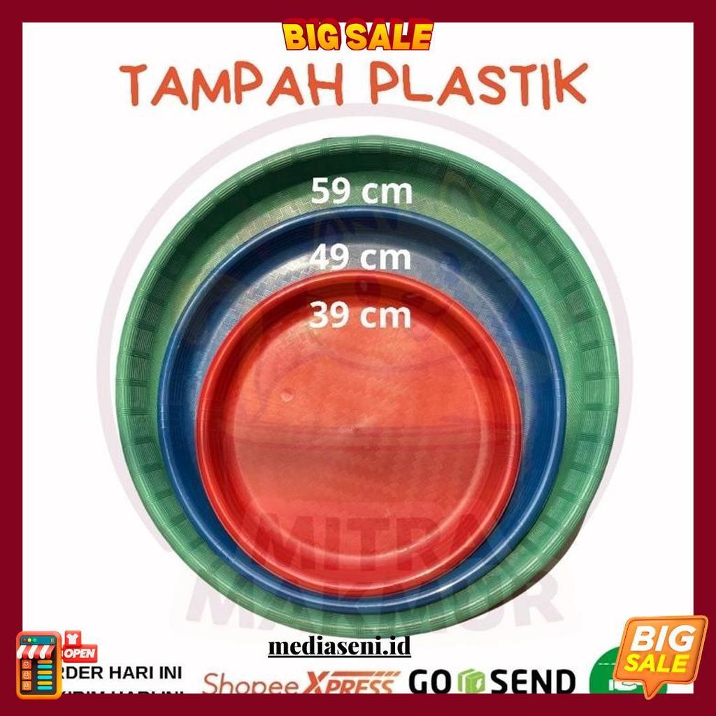 Tampah Bulat Plastik Wadah Nasi Kebuli Wadah Tumpeng Hajatan Gratis Ongkir