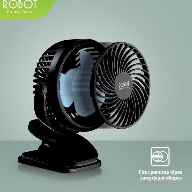 Expert- ROBOT Kipas Angin Kecil / Mini Fan Portable RT-BF10 Garansi