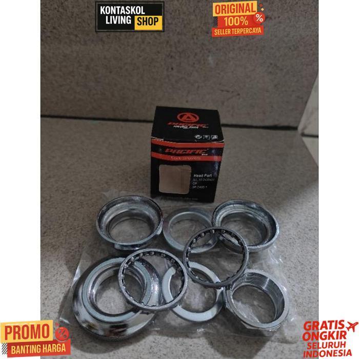 Sale Kom Fork Head Part Set Pacific D407/D406 22.2 Mm Standar Sepeda Bmx Lipat Minion Fixie Mtb