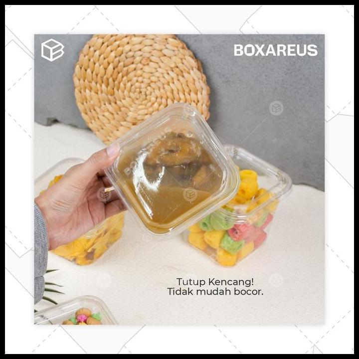 Promo Mangkok Mika Wadah Plastik Bowl Kemasan Puding, Yogurt, Mangkuk Salad, Tray Buah - Kotak