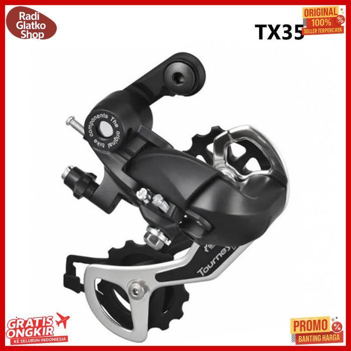 Kekinian Rd Shimano Tourney 6 7 8 Speed Tx35 Rear Ty300 Model 18 21 24 Spd Derailleur Sepeda Gunung 