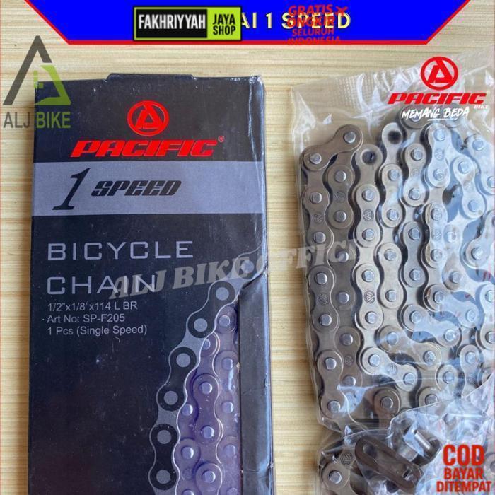 Original Pacific Rantai Rante Sepeda Anak Bmx Dewasa 1 Speed Single