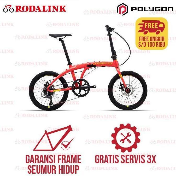 Terlaris Promo Diskon Polygon Sepeda Lipat Urbano 3 - Hitam