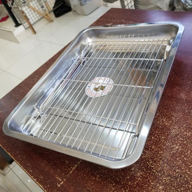 Cooling Rack Stainless Steel 40 x 30 / Tatakan Pendingin Kue Stainless