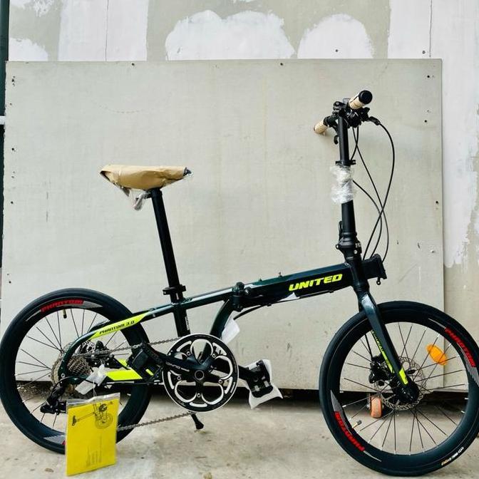Terlaris Sepeda Lipat United Phantom 3.0 New Series (Size 20 Inch) - By : United Group-Outdoor