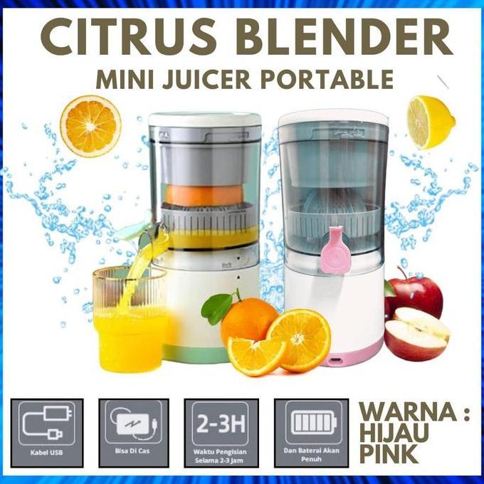 TERLARIS - Citrus Blender Mini Juicer Portable Alat Peras Buah Otomatis Multifungsi / Blender Juicer