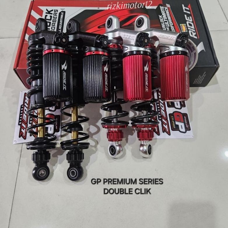 SHOCK BREAKER TABUNG RIDE IT GP PREMIUM SERIES DUOBLE CLICK FIZ R JUPITER Z RX KING TIGER SUPRA SIZE