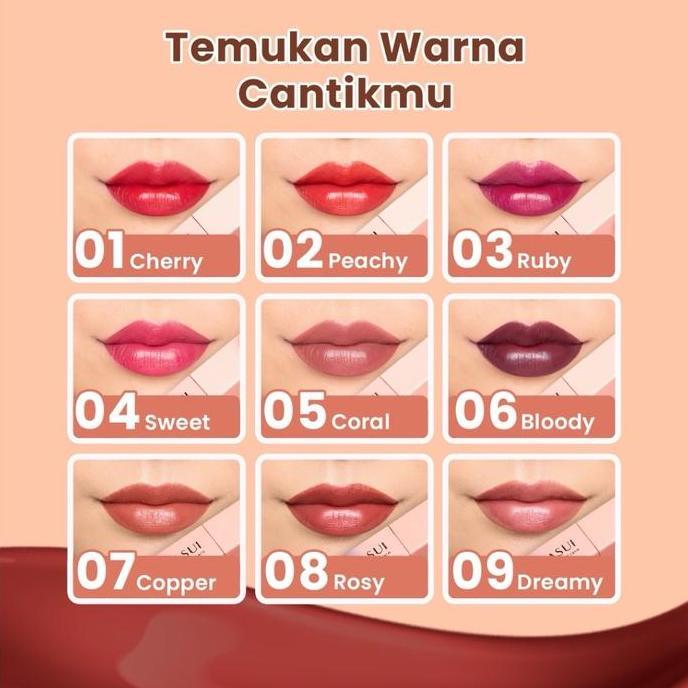[GROSIR] [12Pcs] Hanasui Tintdorable Lip Stain - Lip Tint