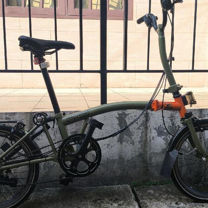 Terlaris Sepeda Lipat Element Pikes Gen 2 Nature Green