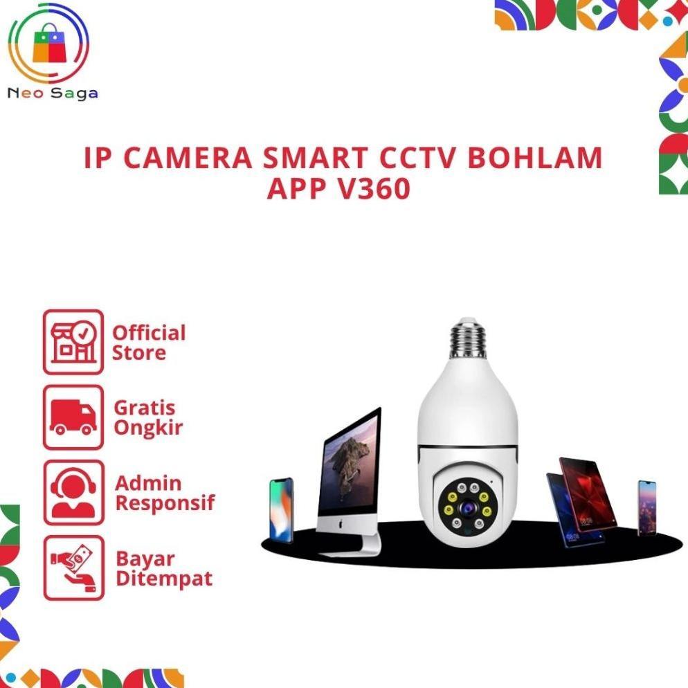 IP Camera Smart Cctv Bohlam APP V360 Panoramic Ip Kamera CCTV NS