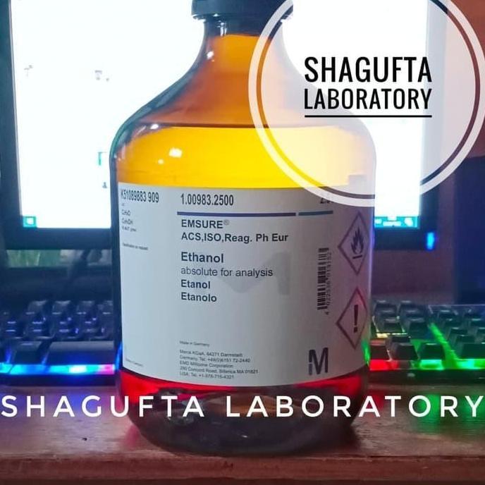 New- Ethanol Pro Analis / Alkohol Absolute 99% Merck 100983 250Ml Repack