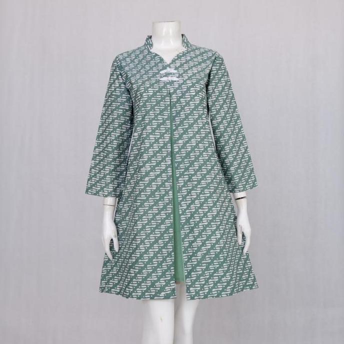 DARA PUSPITA 05 - BAJU KERJA BATIK MODEL TUNIK - LANGITJUA BATIK SOLO