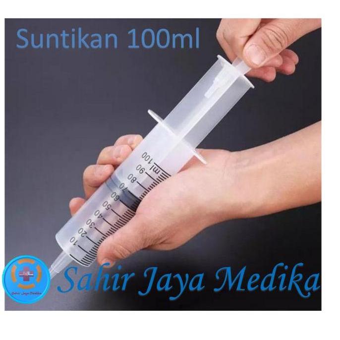 New- Suntikan Besar Spuit Jumbo 100 Ml Disposable Syringe Catheter Tip 50Cc