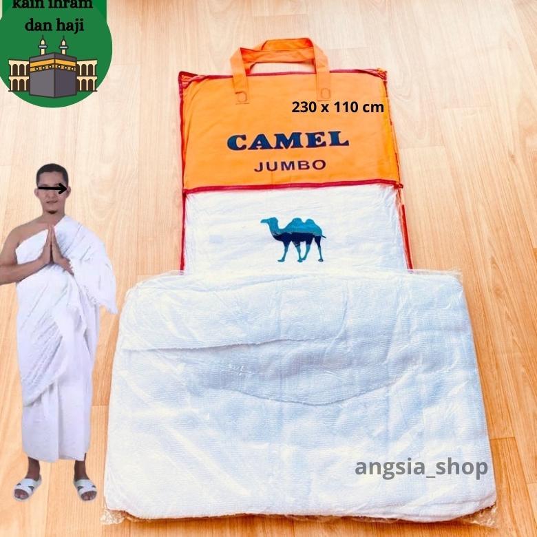[Kain Ihram] Kain Ihram Dewasa Pria Jumbo / Kain Ihram Dan Haji / Perlengkapan Haji Dan Umroh Laki L