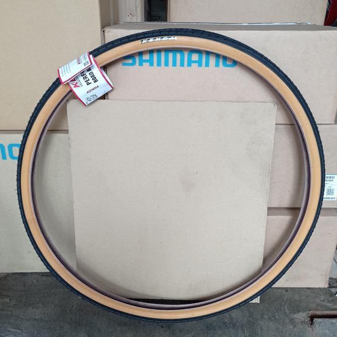 Ban Luar Sepeda Gravel 700C 700 X 32 32C 700X32 700X32C Kenda Est Hitam Gum Tan Wall K193