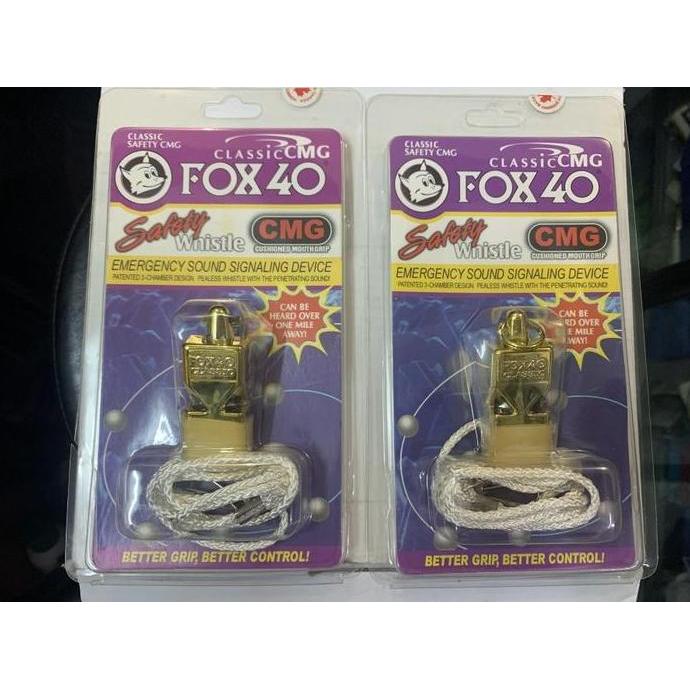 Pluit peluit FOX 40 CMG CROME + Tali