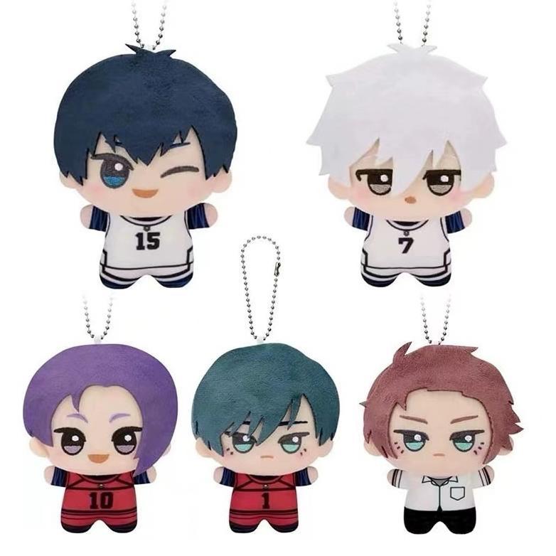 TERMURAH 12cm Blue Lock Plush Pendant KeyChain Isagi Yoichi Nagi Itoshi Sae Plushie Japan Bakawears
