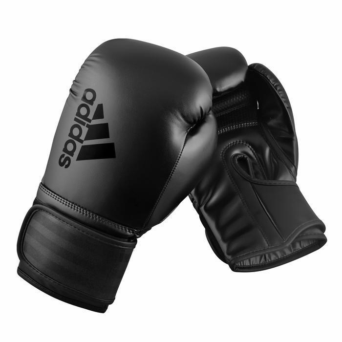 Adidas Boxing Gloves Hybrid 80 Full Black Original Dan Terpercaya