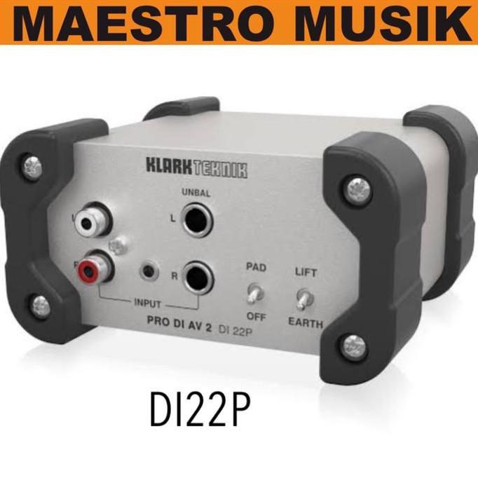 KLARK TEKNIK DI22P PASSIVE STEREO DI BOX ORIGINAL DAN TERPERCAYA
