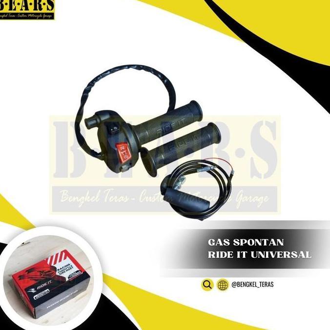 Gas Spontan Gas Kontan Handgrip Racing Universal Motor Custom Motor Balap