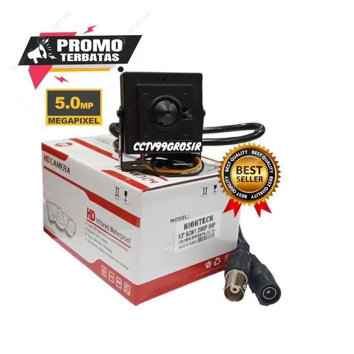 NEW Camera CCTV Tersembunyi Kotak Kecil Pin hole HD TVI 5MP 2560P