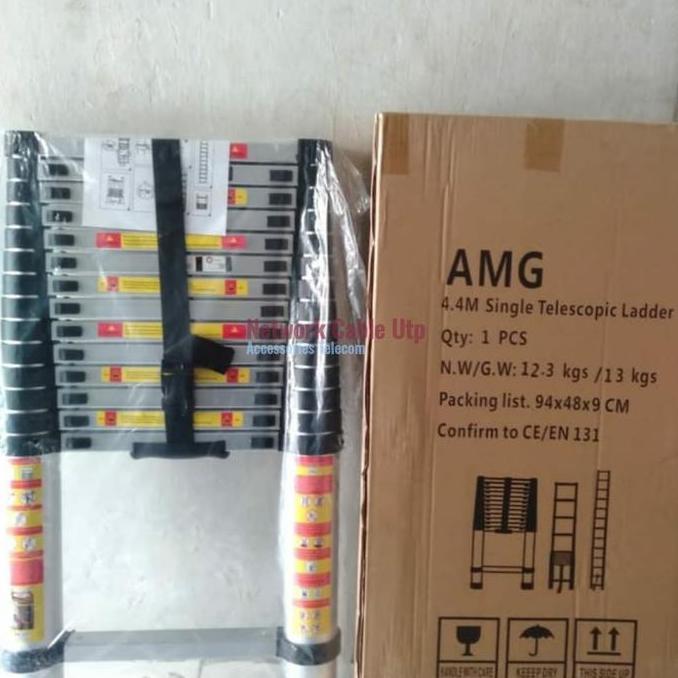 Tangga Telescopic 4.4meter/tangga lipat aluminum telescopic
