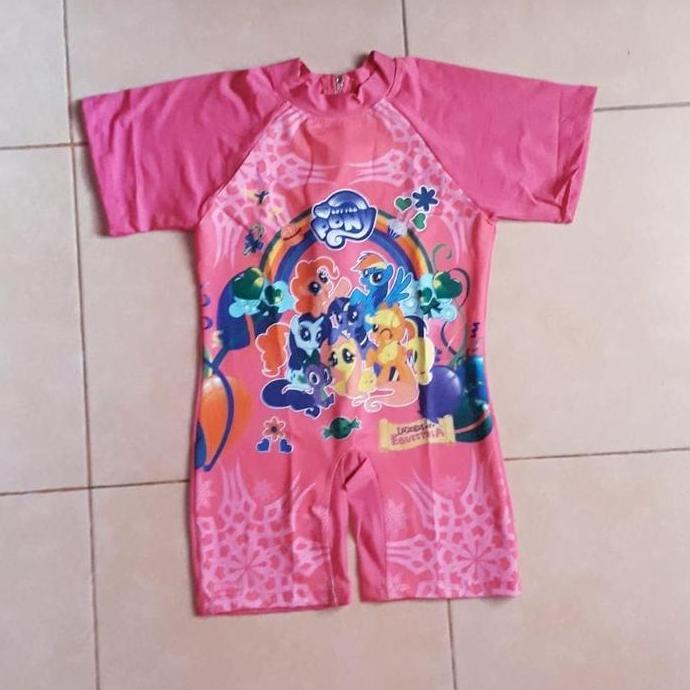 DISKON baju renang anak little pony READY STOCK